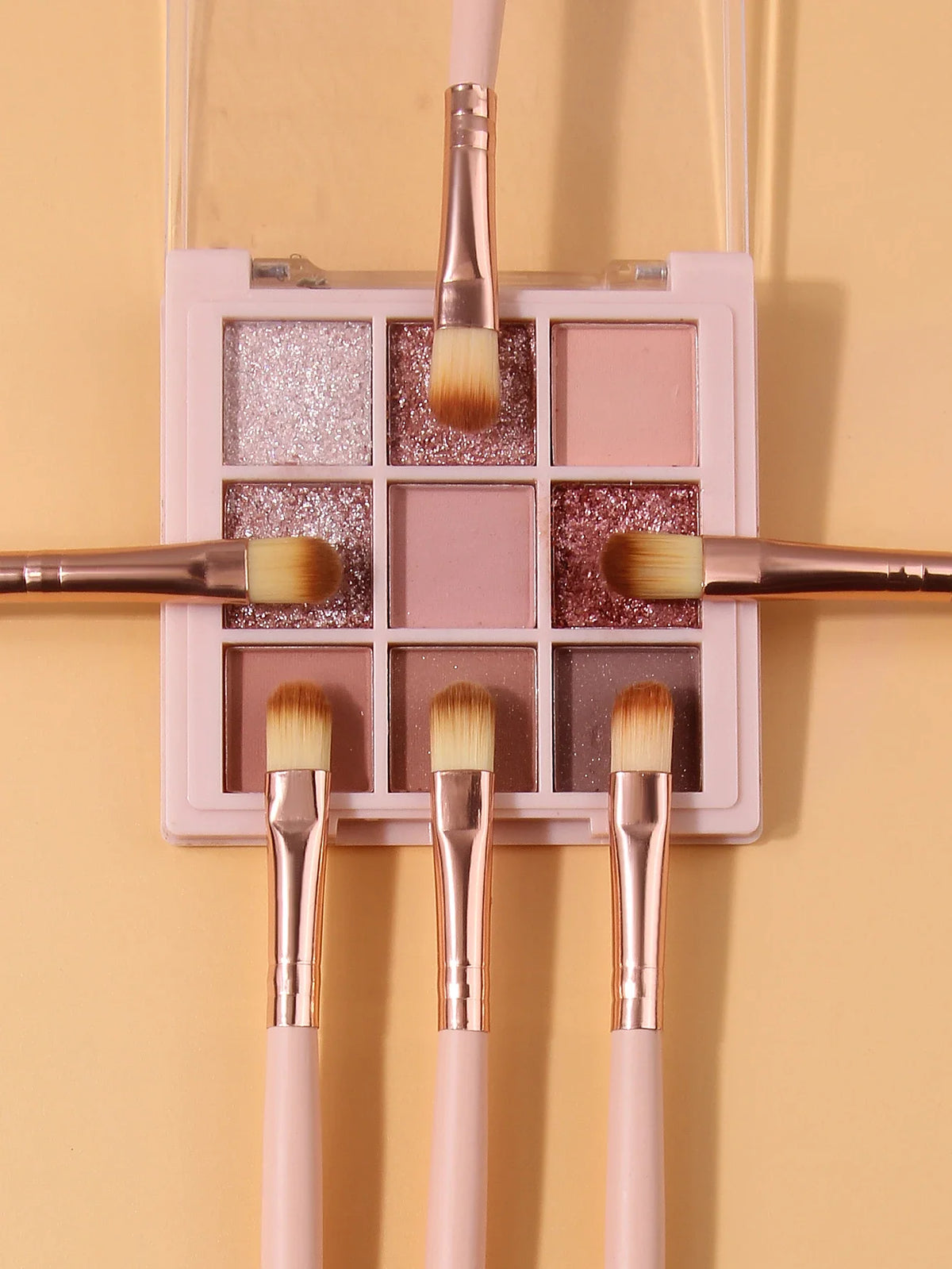 6-Piece Eye Makeup Brush Set – Eyeshadow, Smudge & Concealer