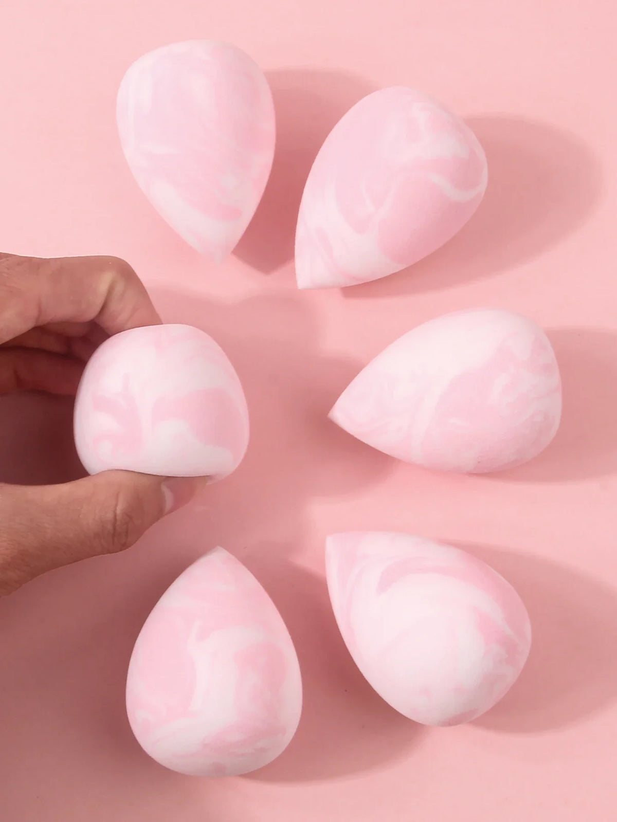 6PCS Makeup Sponge Powder Puff Set – Dry & Wet Beauty Eggs