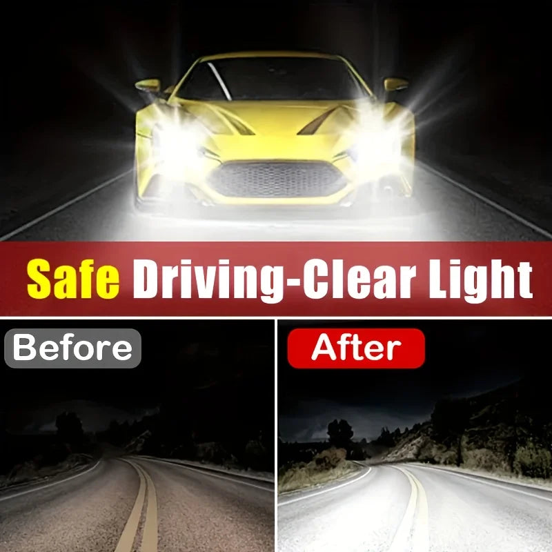 Car Headlight Restoration Kit – Polishing & Oxidation Remover
