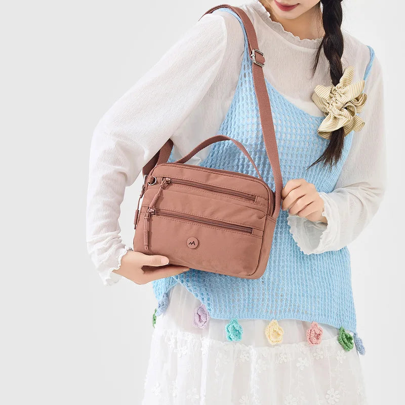 Nixie Large Canvas Crossbody Bag – Travel Shoulder Bag