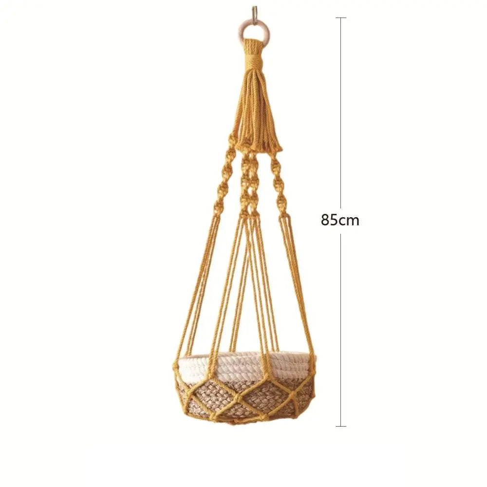 Macrame Plant Hanger Cotton Rope – Indoor & Balcony Décor