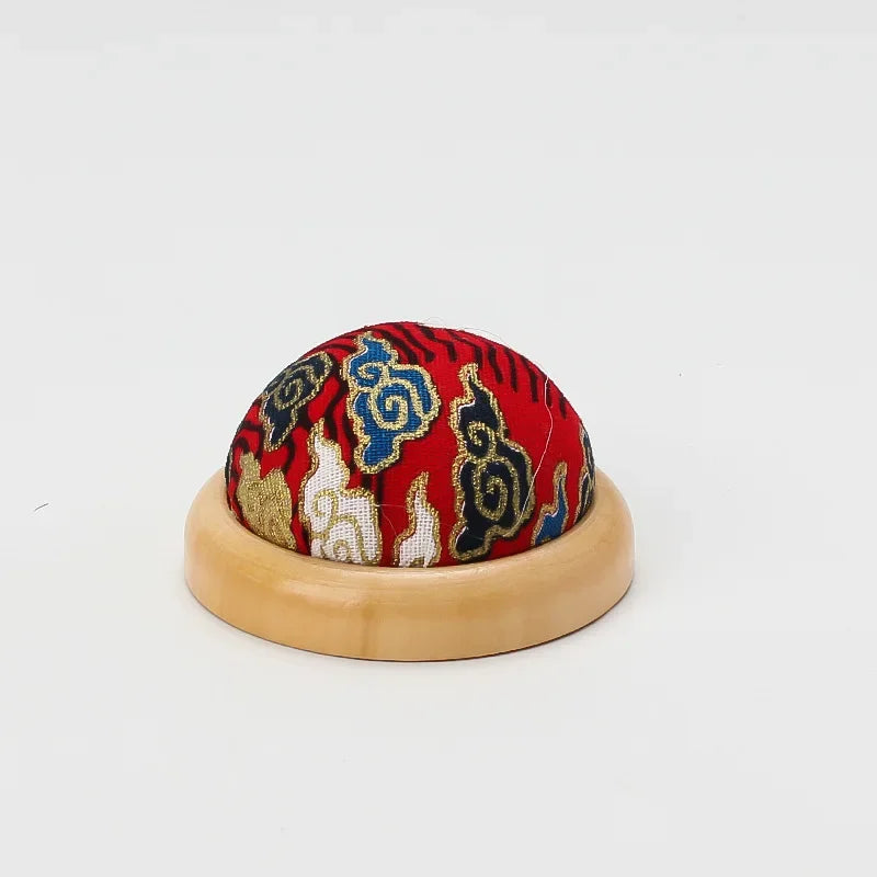 Wooden Base Pincushion – DIY Sewing Needle Storage Holder