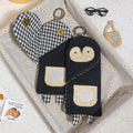 Penguin Glasses Case with Key Ring – Cute Eyeglass Pouch