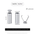 20Pcs Metal Cord End Stoppers for DIY Bags, Shoes & Lanyards