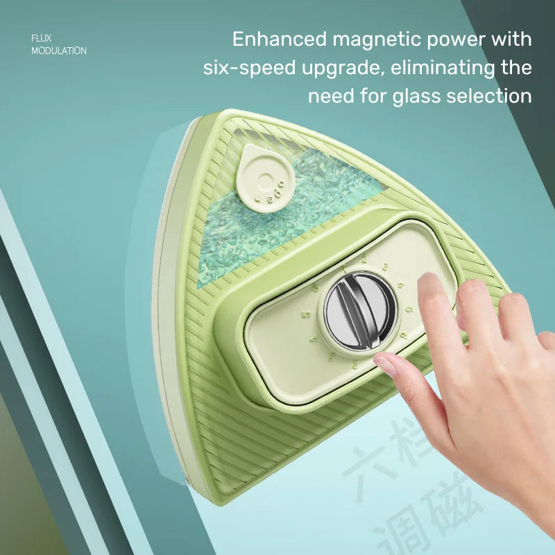 Double-Sided Magnetic Window Cleaner | Multi-Thickness Glass