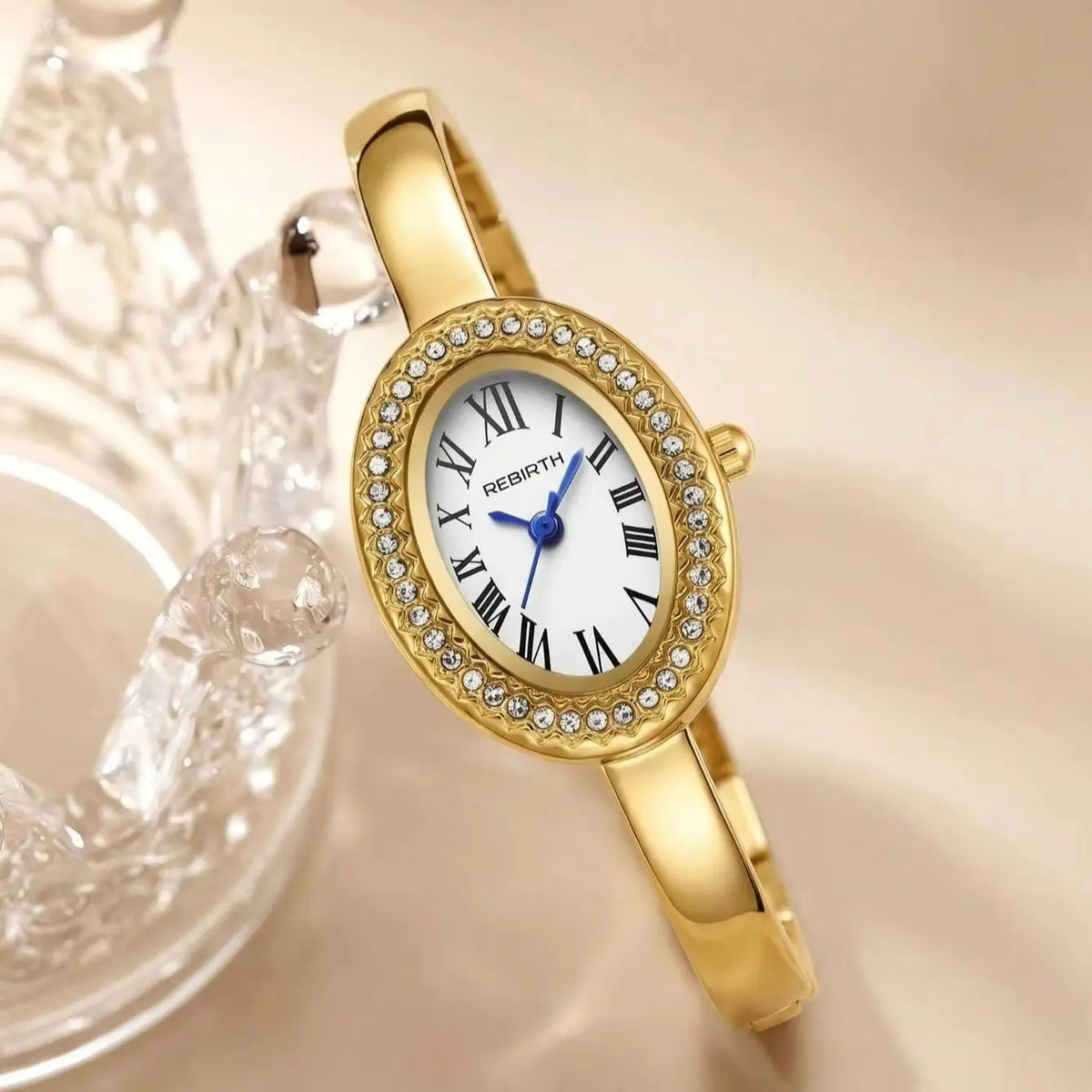 REBIRTH Women's Roman Numeral Bracelet Quartz Watch