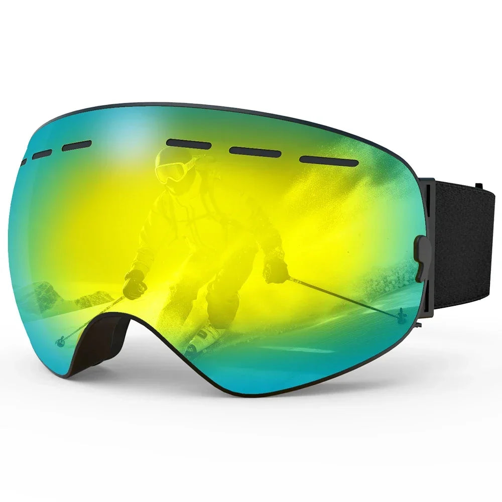 X-TIGER Magnetic Ski Goggles – Anti-Fog Snowboard Set