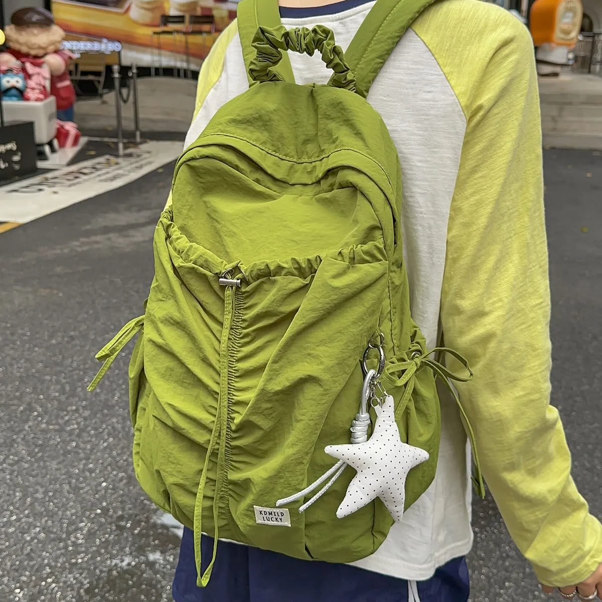 Korean Style Campus Backpack – Large Capacity Laptop Bag