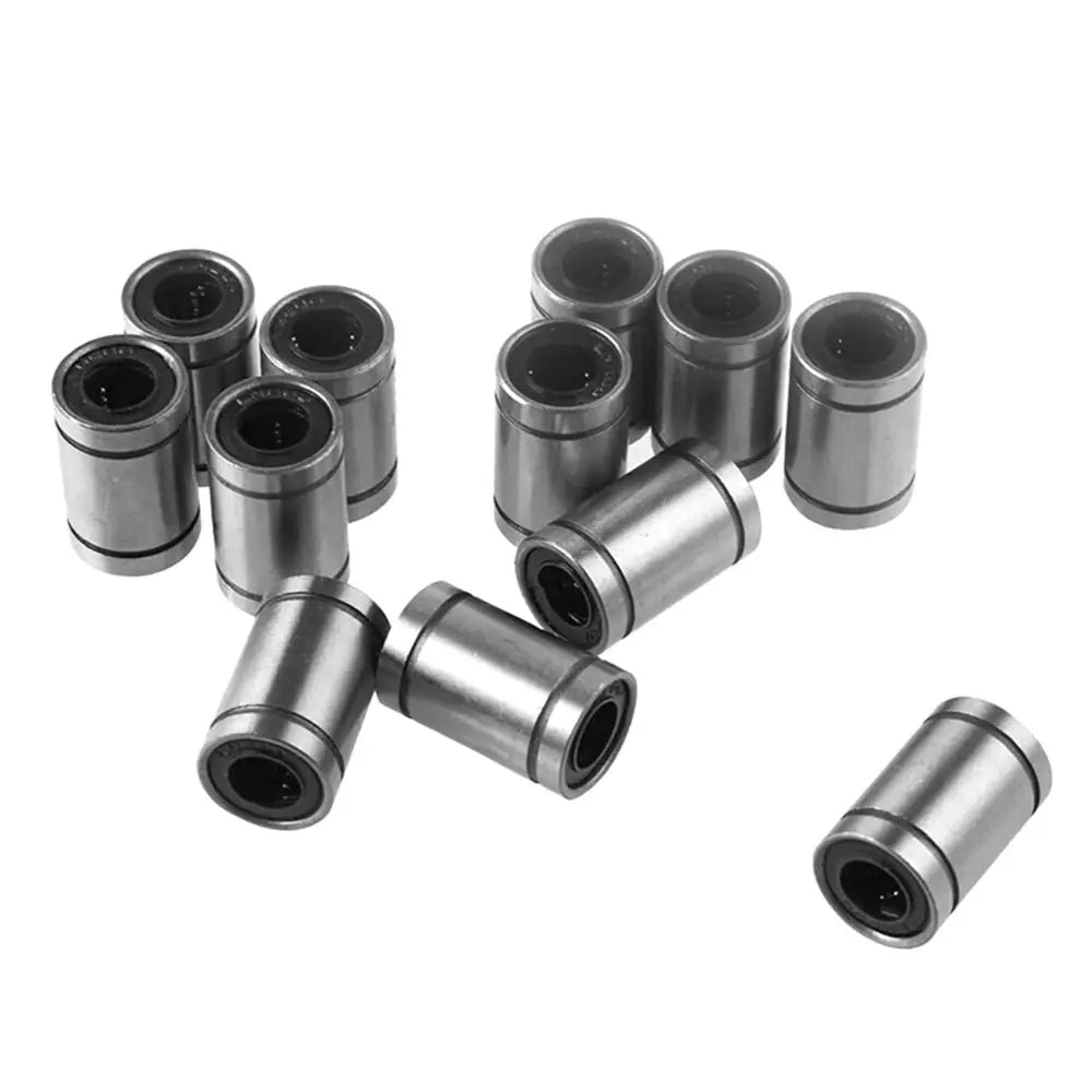 Nickel Plated Linear Ball Bearing LM3UU–LM20UU for 3D Printers CNC