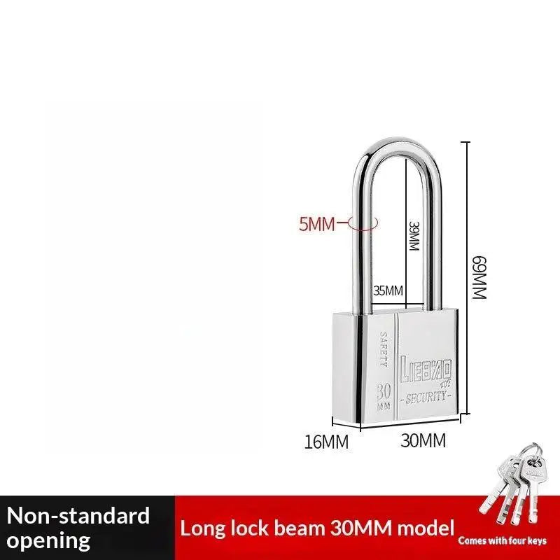 Stainless Steel Keyed Alike Padlock – Cut Resistant Shackle