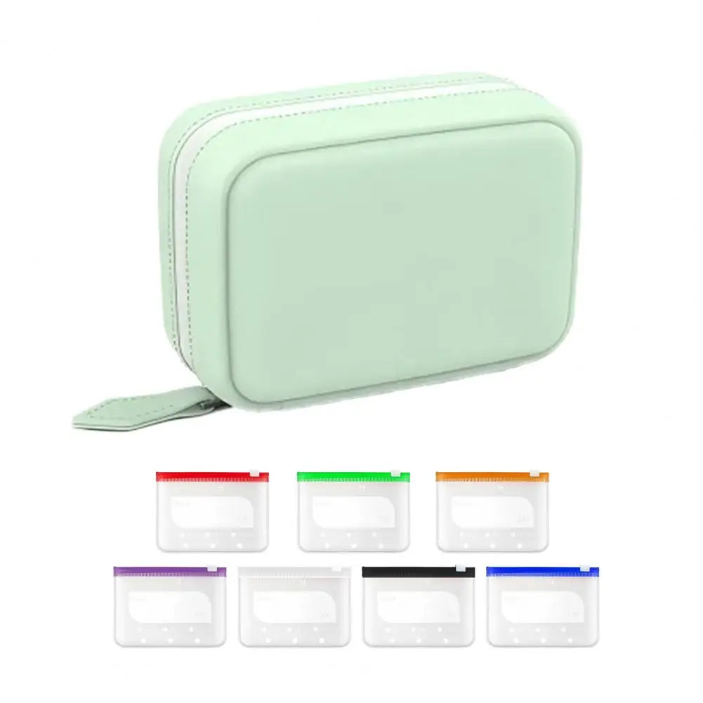 Weekly Pill Organizer – 7 Zippered Waterproof Medicine Bags