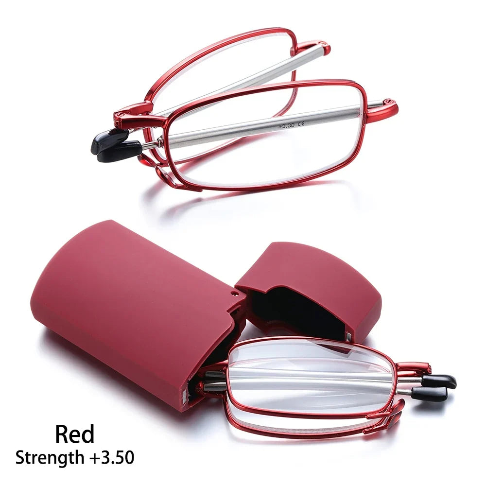 KLASSNUM Folding Reading Glasses +1.0–+4.0 | Unisex with Case
