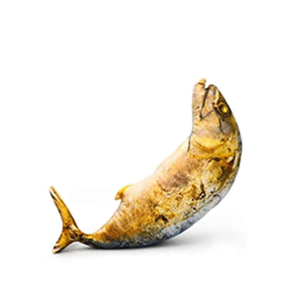 Realistic Mackerel Plush Pillow – Novelty Fish Stuffed Toy