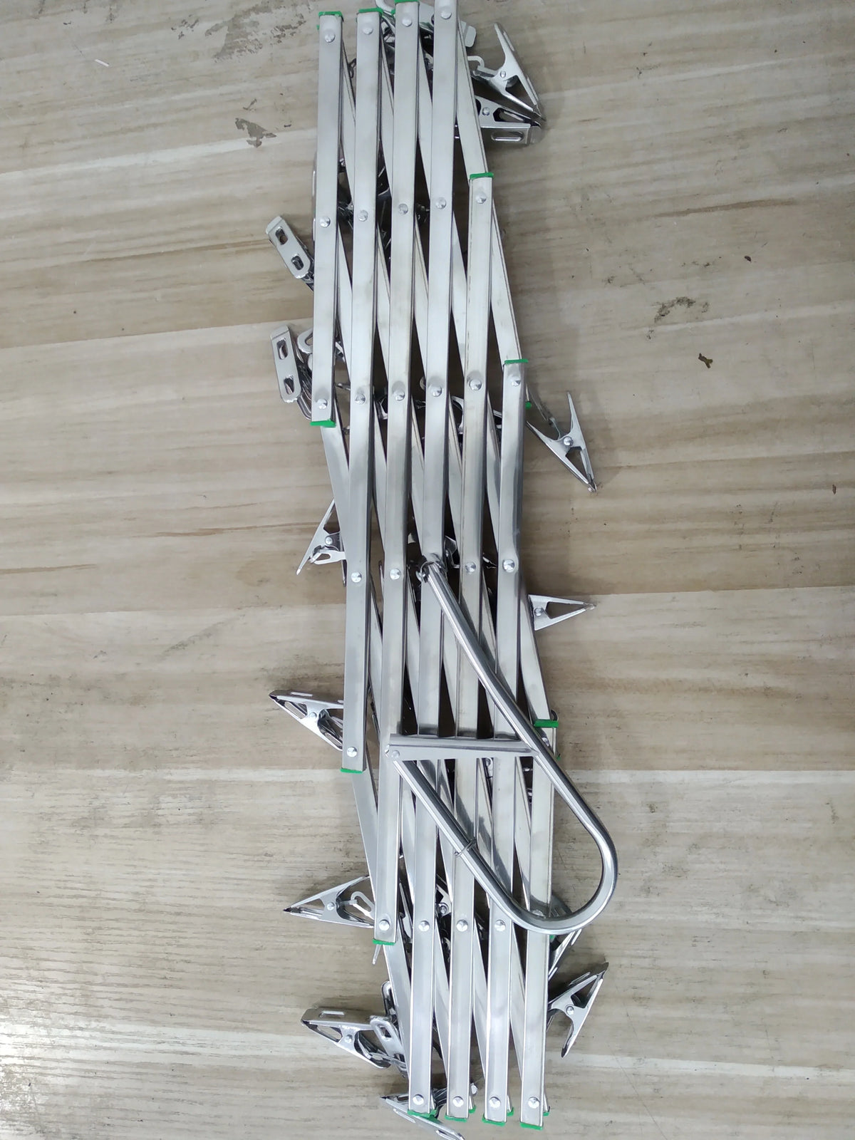 Stainless Steel Clothes Drying Rack – 35-Peg Swivel Hanger