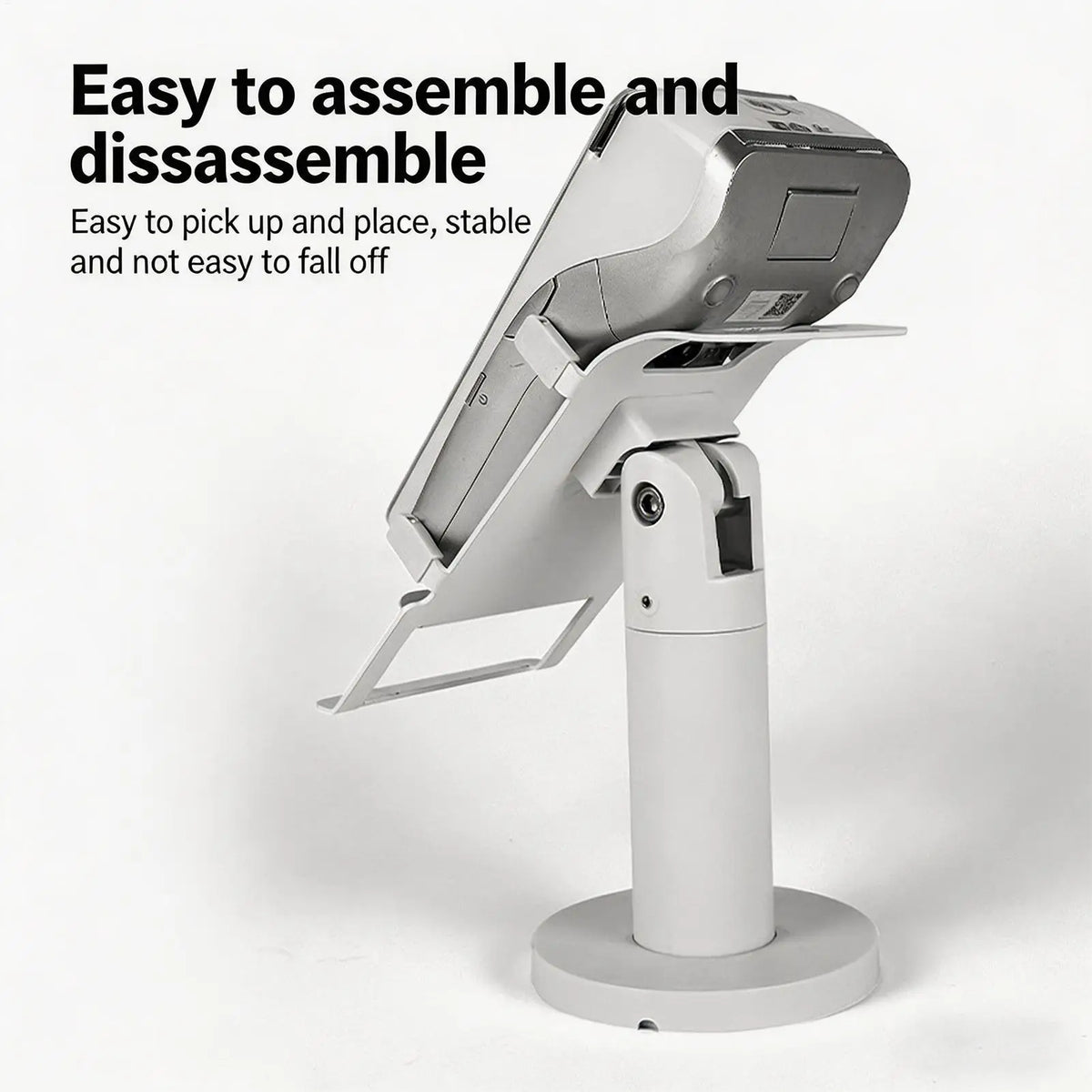 Rotating Aluminum POS Machine Stand | Credit Card Terminal Bracket