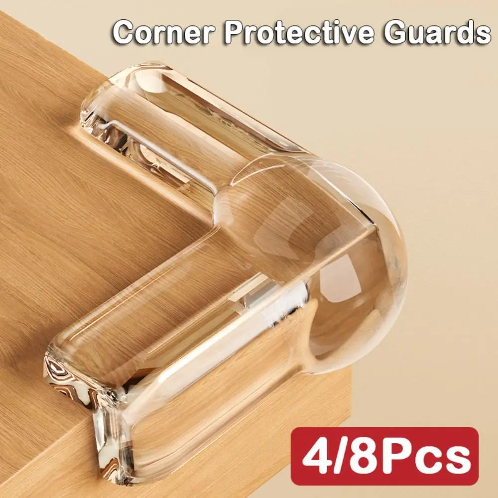 Transparent Furniture Corner Protectors – Soft PVC Baby Guards