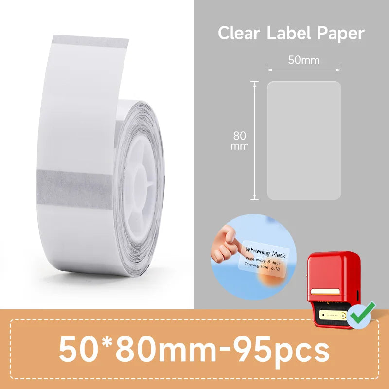 Niimbot Thermal Label Roll for B1 B21 B3S – Waterproof Stickers