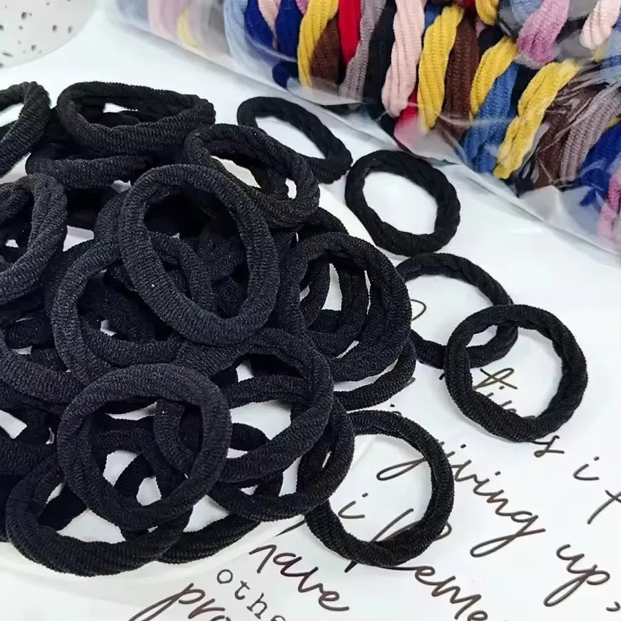 High Elastic Hair Ties – Rubber Ponytail Holders for Women
