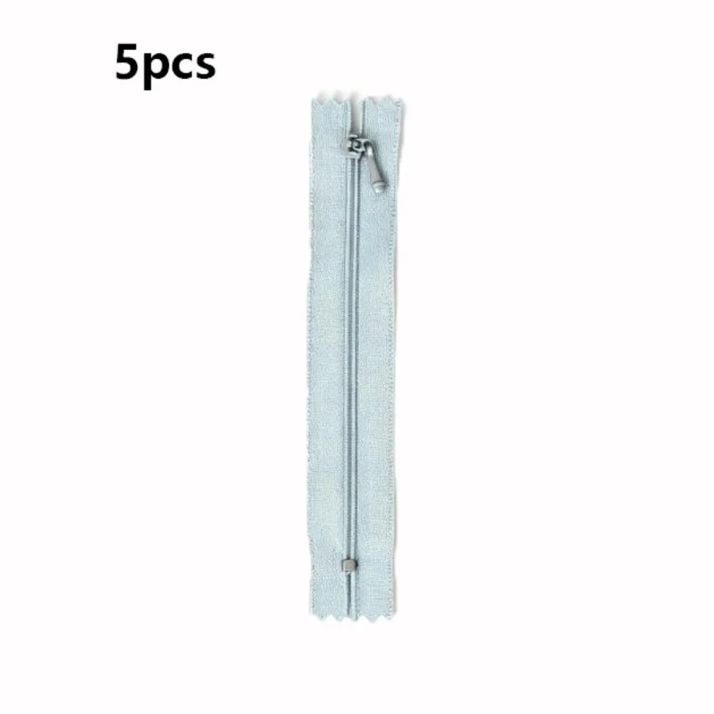 5-Pack 7cm Mini Zippers – Multicolor DIY Sewing & Doll Crafts