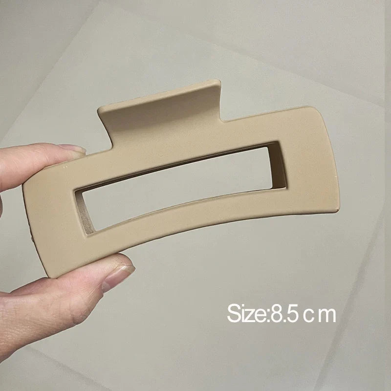 Large Acrylic Hair Claw Clip – Korean Geometric Barrette