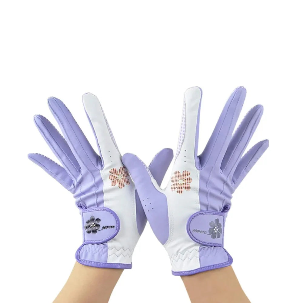 Women's Anti-Slip Golf Gloves – Enhanced Grip & Breathable PU