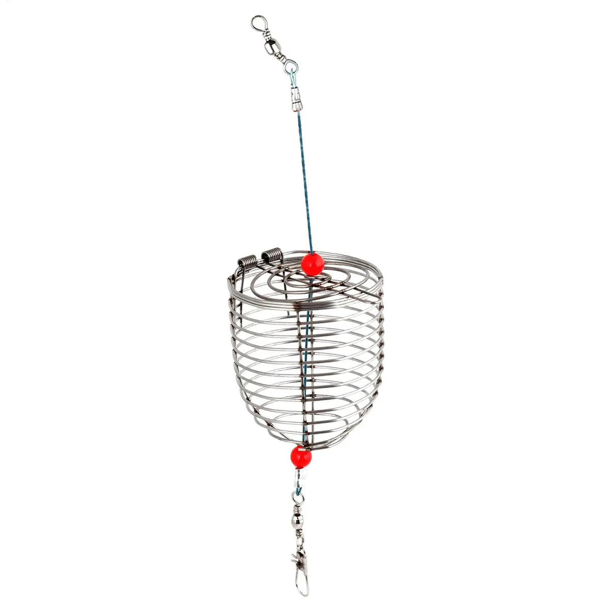 Stainless Steel Fishing Bait Cage Trap – Fresh & Saltwater