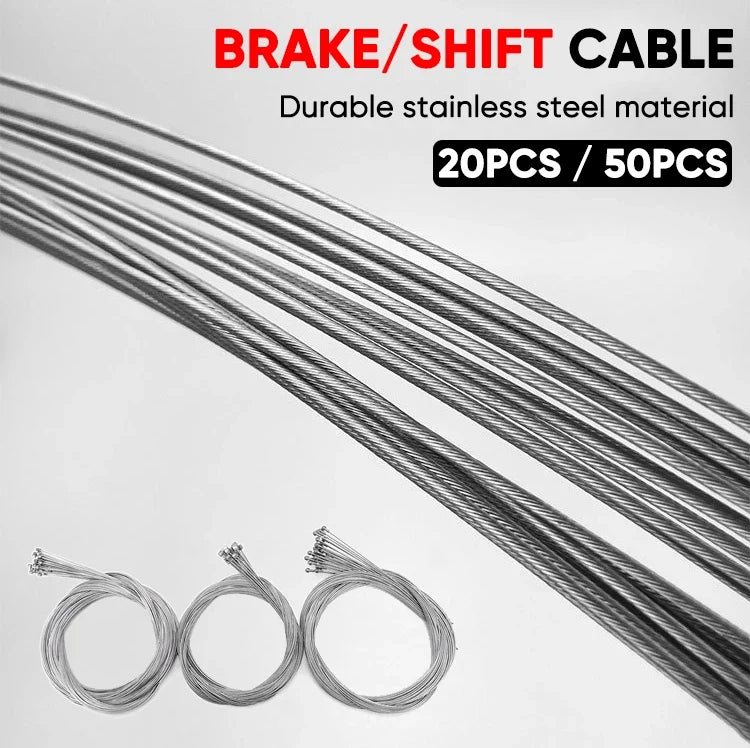 Stainless Steel Bike Brake Shift Cable MTB Road Bicycle Inner Wire