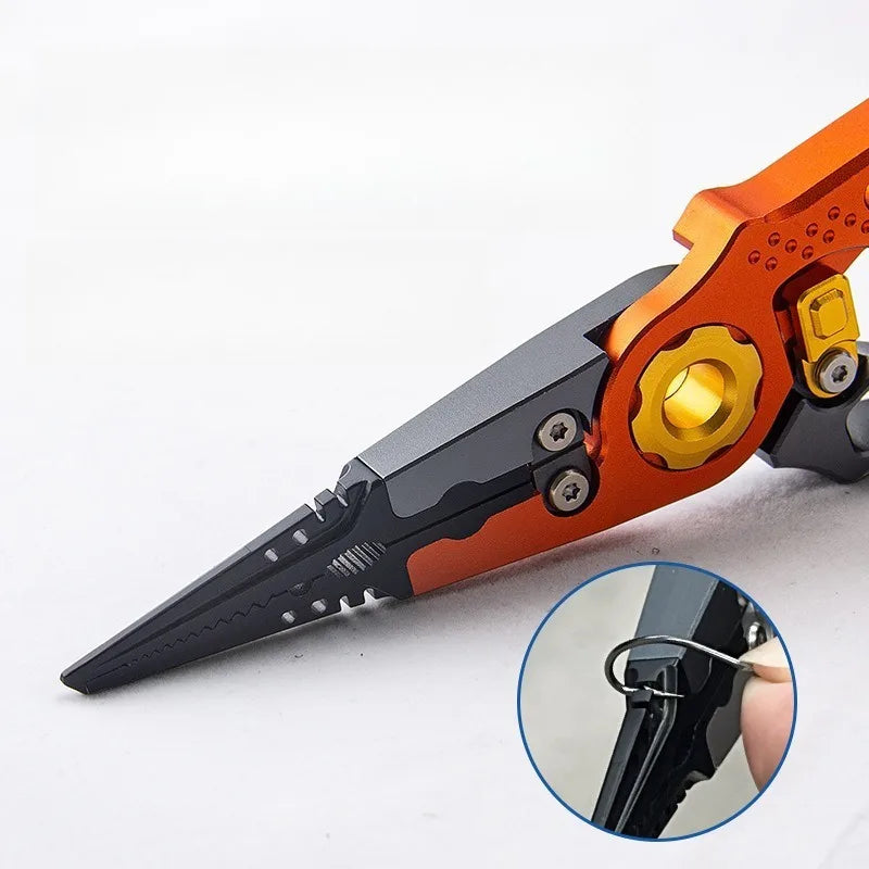 Aluminum Alloy Multifunctional Fishing Pliers & Hook Remover