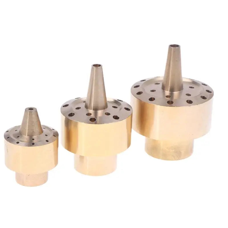 Brass Fountain Nozzle 1/4" 1/2" 3/4" Column Spray Head for Ponds