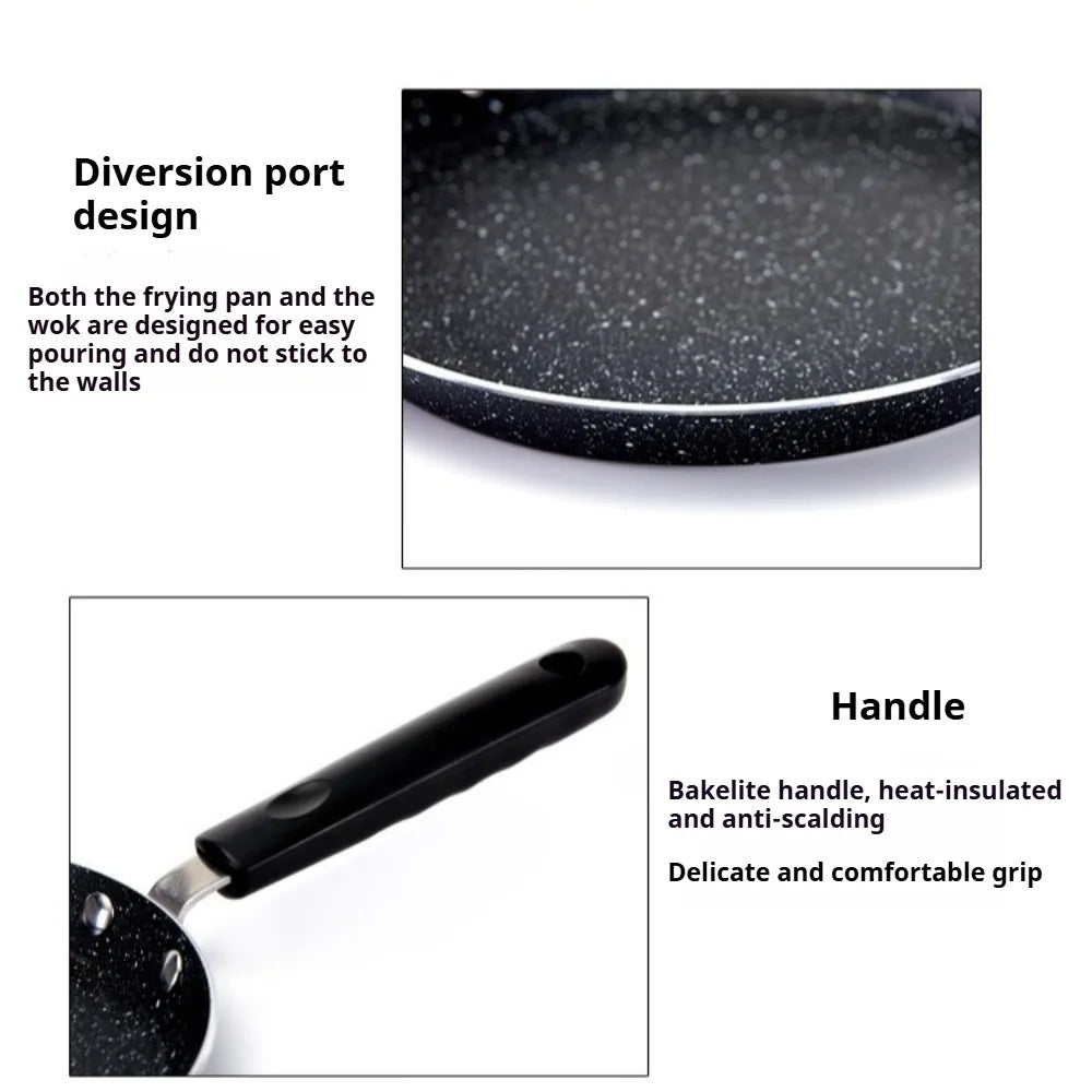 Nonstick Crepe Pan – Pancake, Omelette & Pizza Skillet