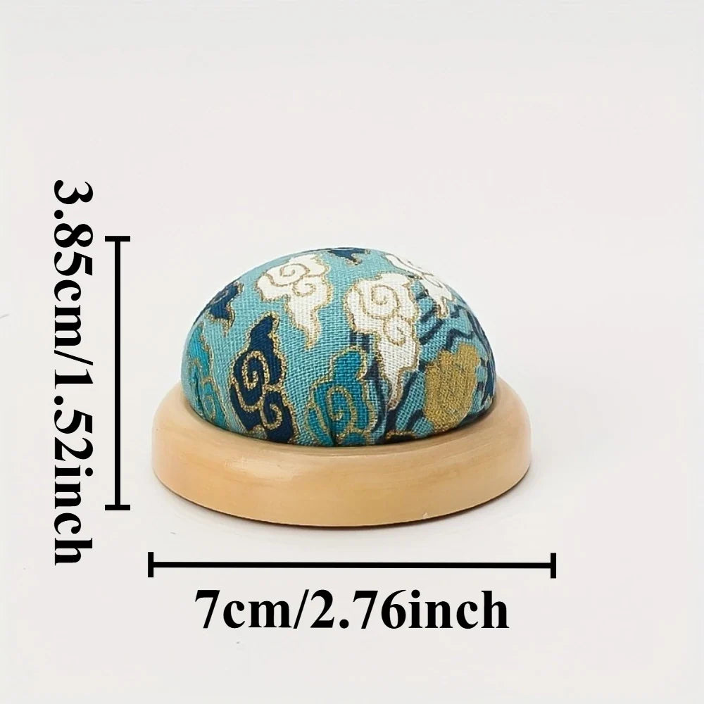 Floral Sewing Pin Cushion – DIY Needle Holder & Organizer