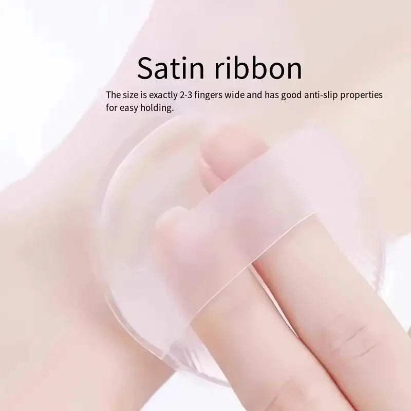 Clear Silicone Powder Puffs | Non-Absorbent Cosmetic Blender