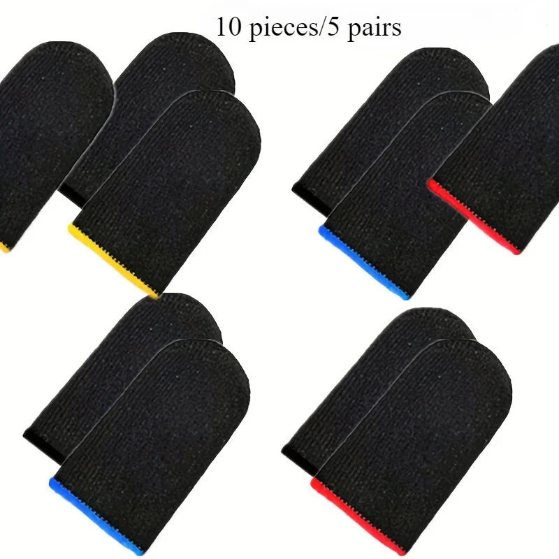 Gaming Finger Sleeves – Breathable Touch Screen Gloves 5/10 Pcs
