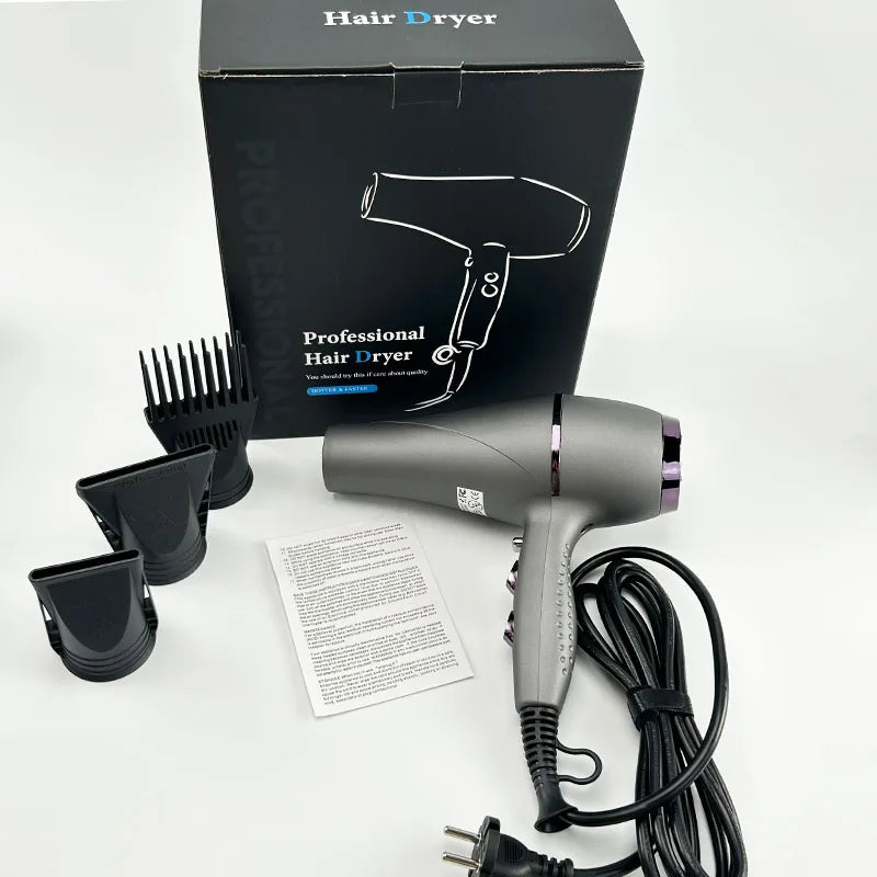 Professional Salon Hair Dryer 2200W Far-Infrared Anion Low Noise