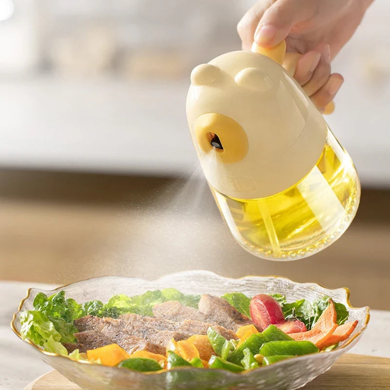 Glass Press-Spray Oil Dispenser Bottle – BBQ, Baking & Kitchen
