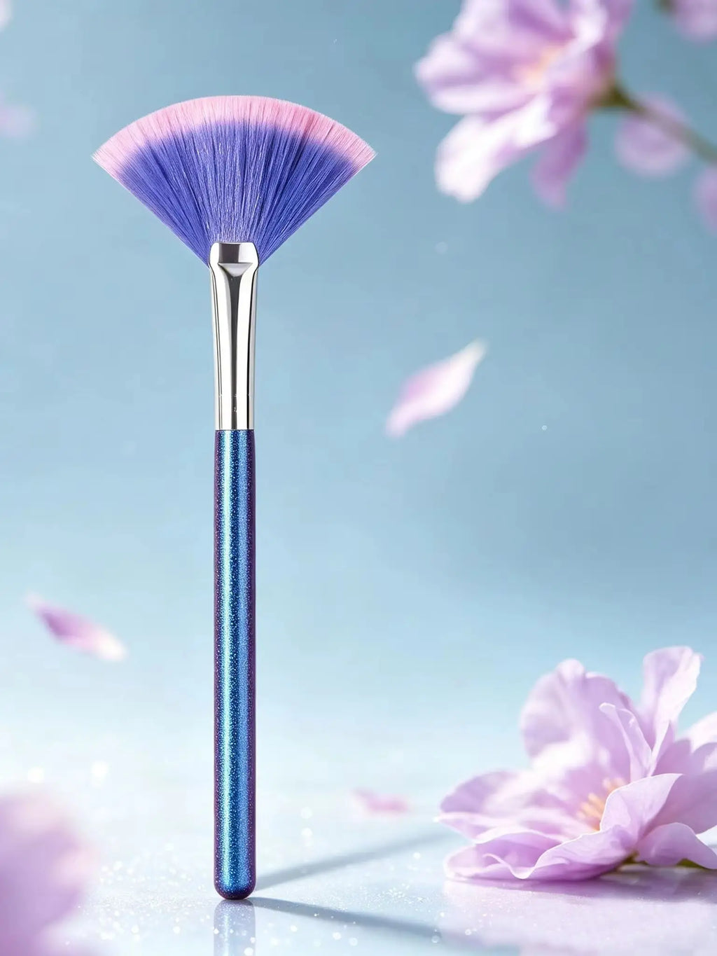 Fan Makeup Brush – Soft Wool Fiber Face Mask Cosmetic Brush