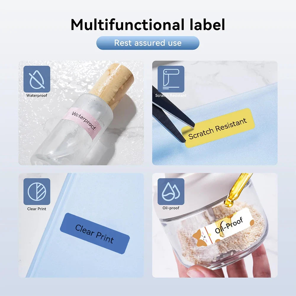 NIIMBOT Thermal Label Sticker Roll – D110, D11, D101 Compatible