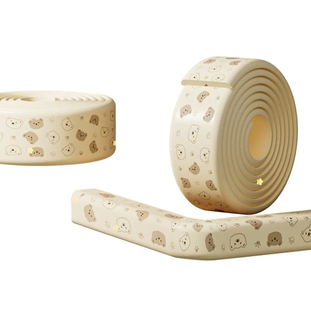 NBR Cartoon Bear Table Edge Guard Strip – 8mm Thick