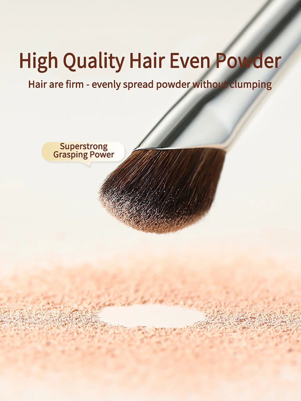 2-Piece Horsehair Contour & Nose Shadow Makeup Brush Set
