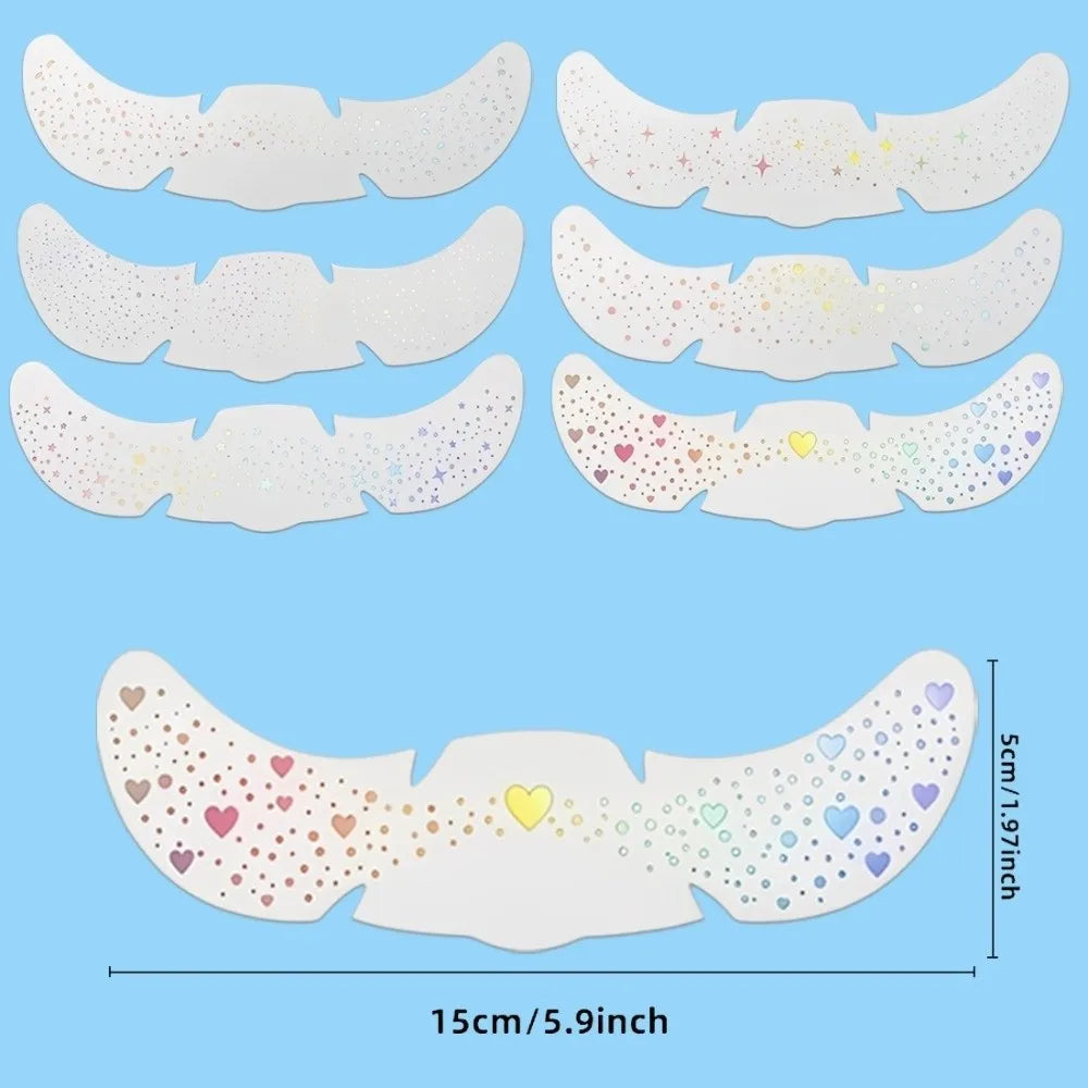 Metallic Fake Freckles Temporary Face Stickers – 6 Pack