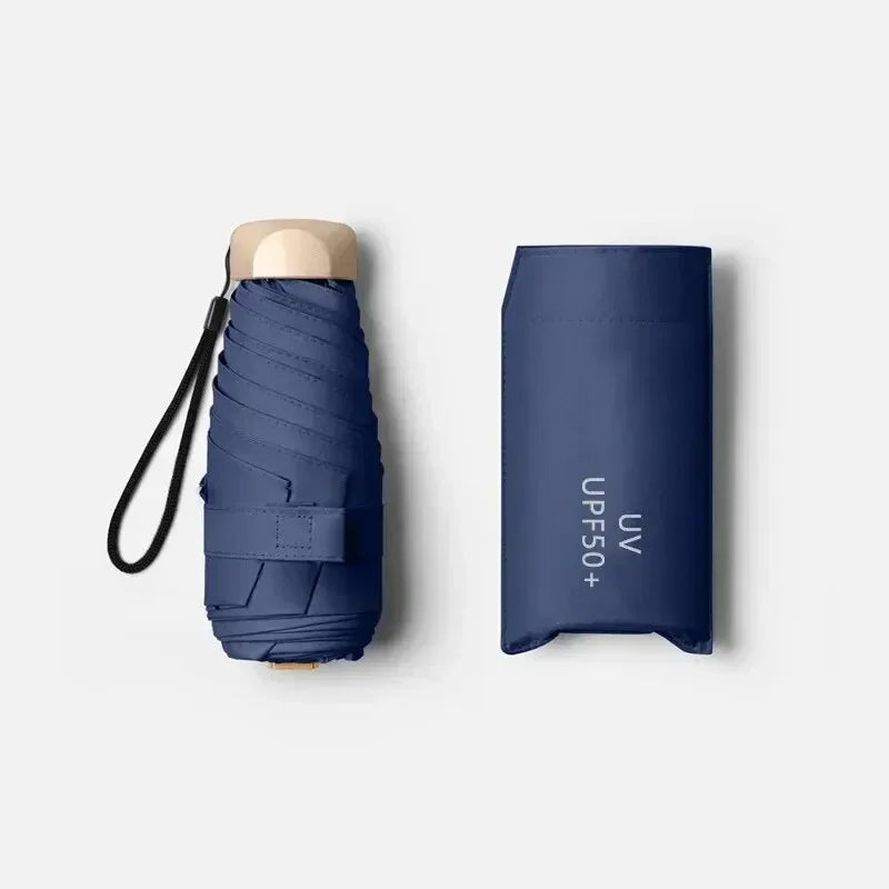 Mini UV Protection Pocket Parasol – Compact Folding Umbrella