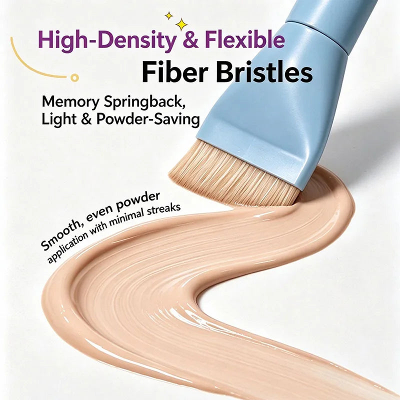 Wide Head Foundation Brush – Soft Flexible Bristles, Multi-Use