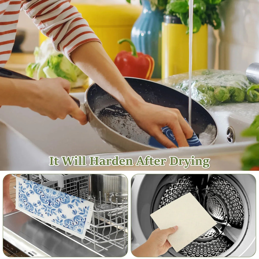 Swedish Dishcloths Set – Absorbent Reusable Kitchen Dish Rags