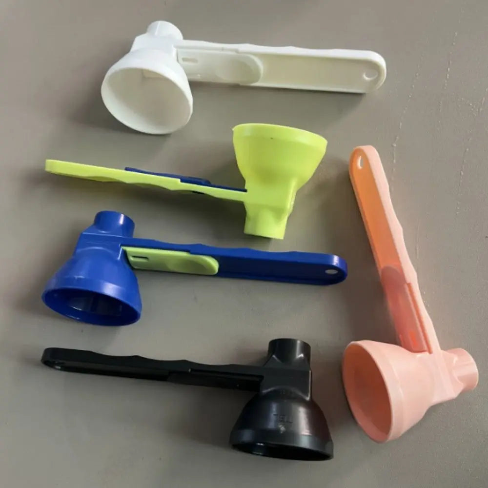 2-in-1 Sliding Coffee Scoop & Funnel | Reusable Plastic Tool