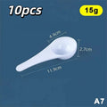 10-Piece Food-Grade Plastic Measuring Spoon Set | Kitchen Scoops