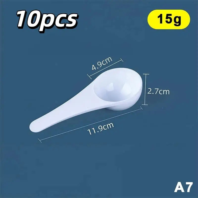 10-Piece Food-Grade Plastic Measuring Spoon Set | Kitchen Scoops