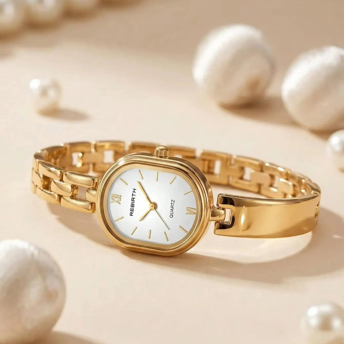 REBIRTH Women's Minimalist Quartz Watch – Casual Daily Wear