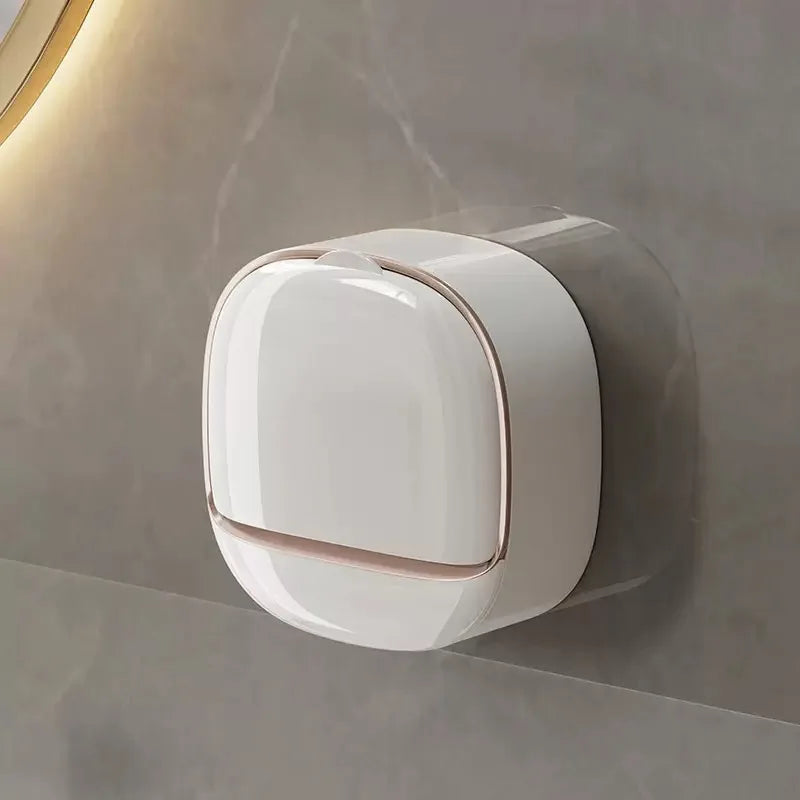 Waterproof Hanging Soap Box with Drainage for Shower & Bathroom