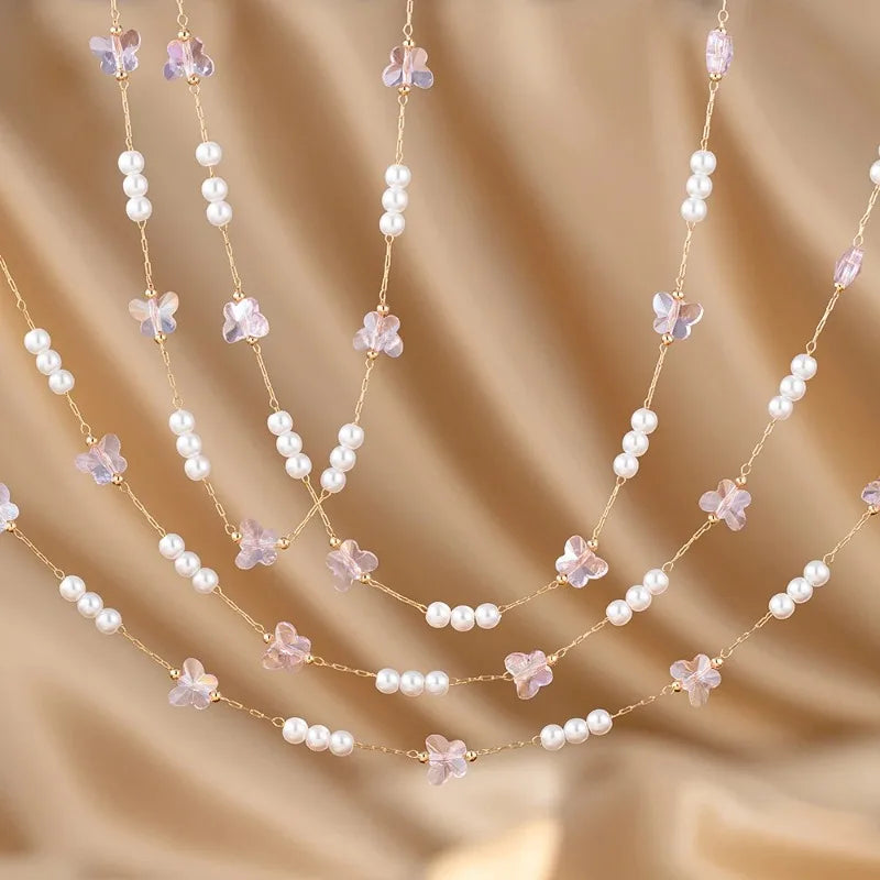 Golden Crystal Beaded Chain for DIY Necklace & Bracelet – Nixie