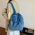 Denim Women's Backpack – Large Capacity Travel & Shoulder Bag